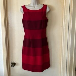 Banana Republic Red Striped Dress size 0